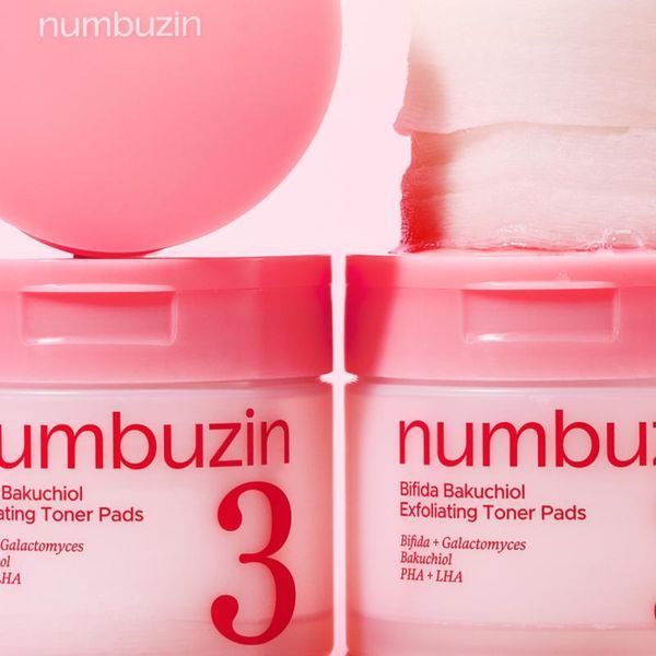 Відлущувальні тонер&ndash;пади з бакучіолом та кислотами Numbuzin No.3 Bifida Bakuchiol Exfoliating Toner Pads 70 шт cos287 фото