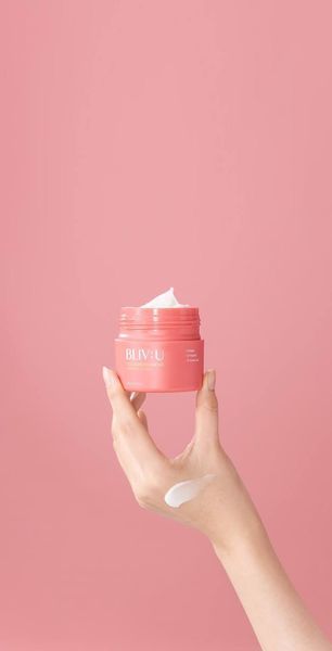 Крем з колагеном BLIV:U Collagen Bouncing Firming Cream cos198 фото