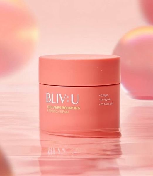 Крем з колагеном BLIV:U Collagen Bouncing Firming Cream cos198 фото
