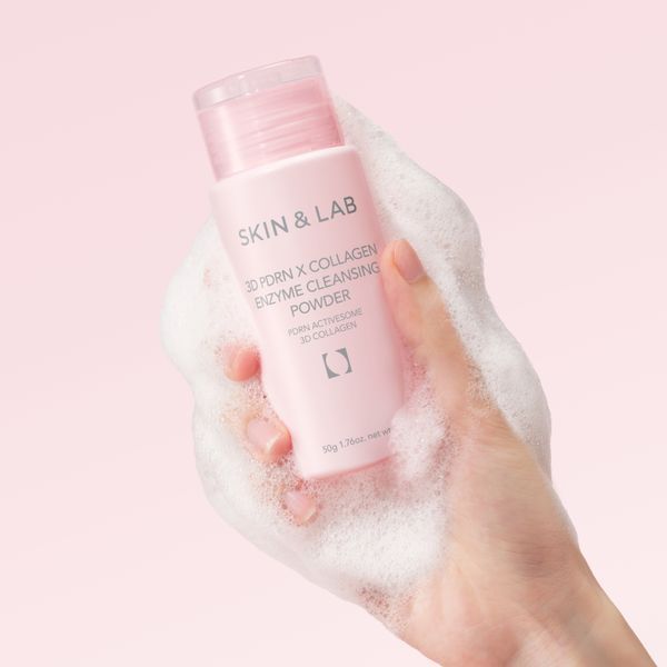 Делікатна ензимна пудра SKIN&LAB 3D PDRN &times; Collagen Enzyme Cleansing Powder 50 гр cos490 фото