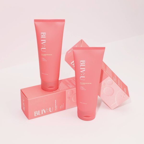 Пінка для умивання з колагеном BLIV:U Collagen Bouncing Cleanser  cos149 фото