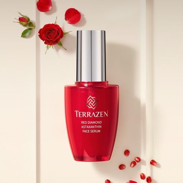 Антивікова та антиоксидантна сироватка з астаксантином Terrazen Red Diamond Astaxanthin Face Serum&nbsp;50 мл cos1136 фото