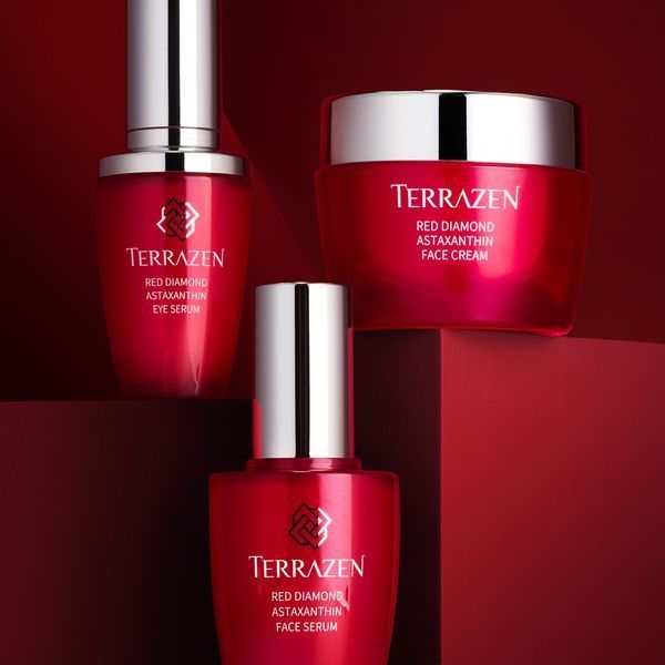 Антивікова та антиоксидантна сироватка з астаксантином Terrazen Red Diamond Astaxanthin Face Serum&nbsp;50 мл cos1136 фото