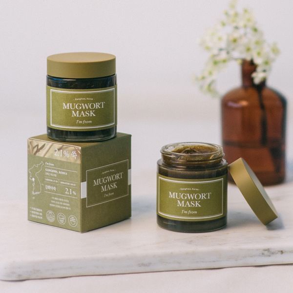 Заспокійлива маска для шкіри з полином I'M FROM Mugwort Mask 110 гр cos937 фото