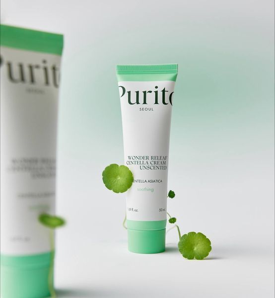 Крем для чутливої шкіри з центеллою без ефірних олій Purito Seoul Wonder Releaf Centella Cream Unscented cos201 фото