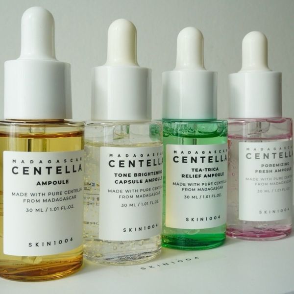 Набір сироваток з центеллою азіатською SKIN1004 Madagascar Centella Ampoule Kit, 4 продукти cos1037 фото