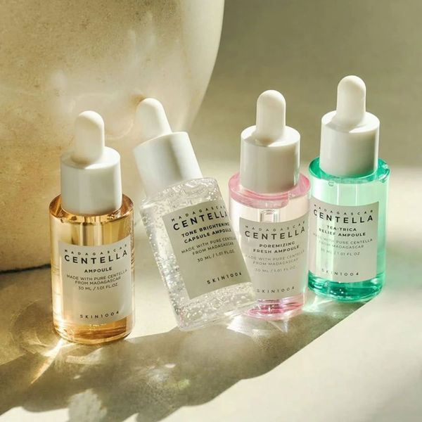 Набір сироваток з центеллою азіатською SKIN1004 Madagascar Centella Ampoule Kit, 4 продукти cos1037 фото