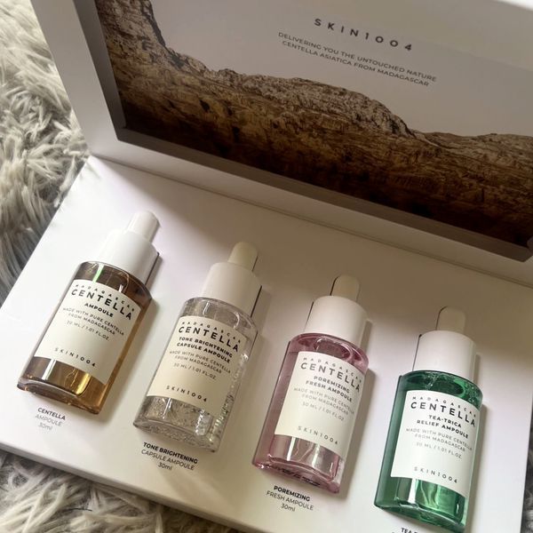 Набір сироваток з центеллою азіатською SKIN1004 Madagascar Centella Ampoule Kit, 4 продукти cos1037 фото