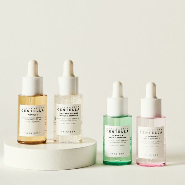 Набір сироваток з центеллою азіатською SKIN1004 Madagascar Centella Ampoule Kit, 4 продукти cos1037 фото