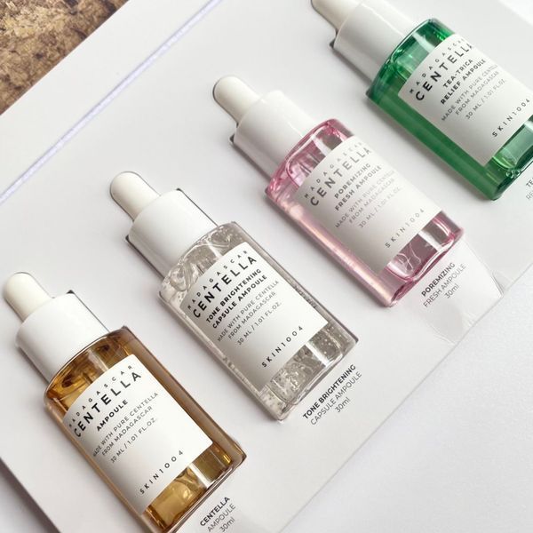 Набір сироваток з центеллою азіатською SKIN1004 Madagascar Centella Ampoule Kit, 4 продукти cos1037 фото