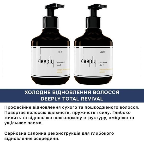 Холодне відновлення волосся Deeply total revival 500 ml cos386 фото