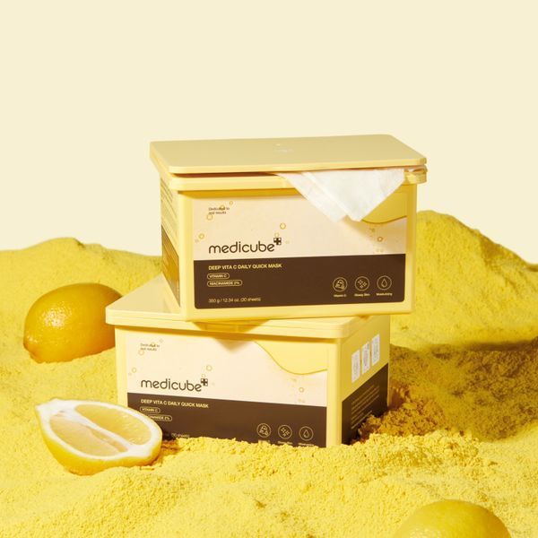 Освітлюючі тканинні маски з вітаміном С Medicube Deep Vita C Daily Quick Mask 30 шт cos1139 фото