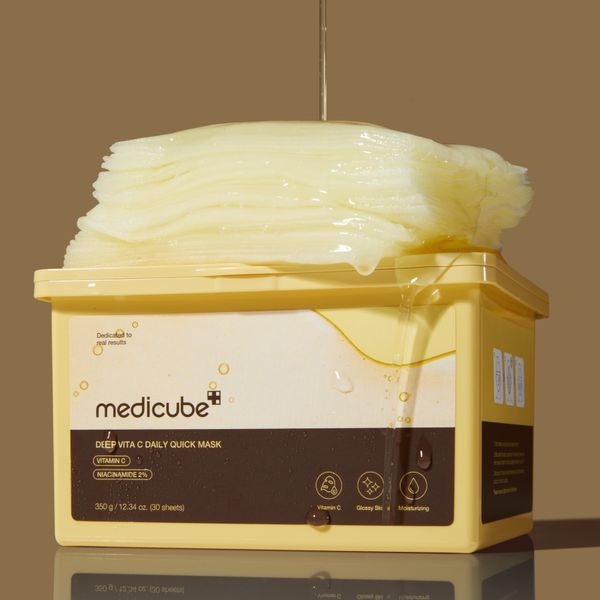 Освітлюючі тканинні маски з вітаміном С Medicube Deep Vita C Daily Quick Mask 30 шт cos1139 фото