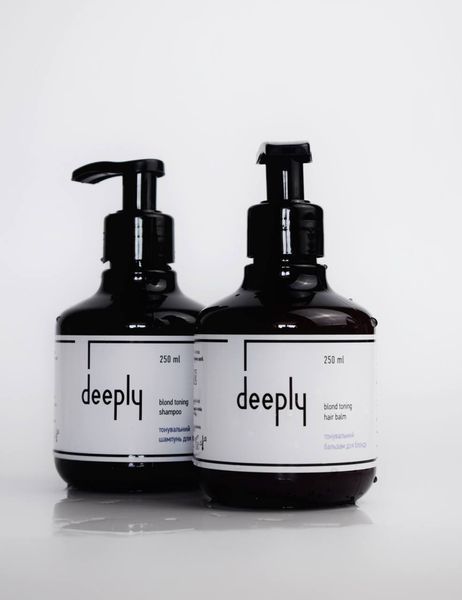 Тонуючий шампунь для блонду Deeply blond toning shampoo cos397 фото