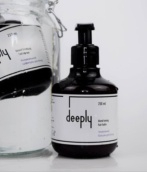 Тонуючий шампунь для блонду Deeply blond toning shampoo cos397 фото