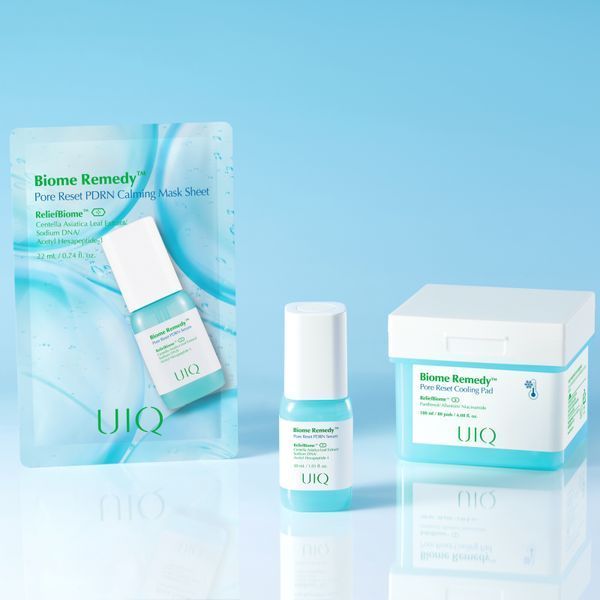 Охолоджувальна та заспокійлива тканинна маска UIQ Biome Remedy Pore Reset PDRN Calming Mask Sheet 1 шт cos1075 фото