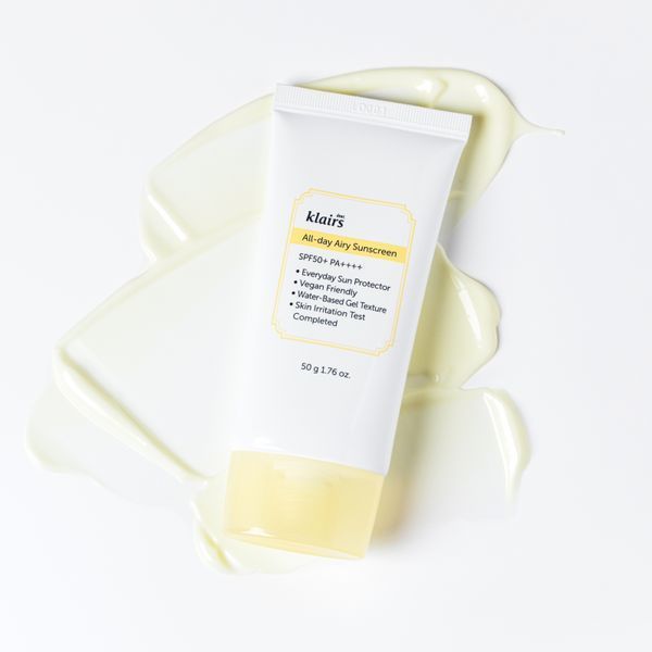 Сонцезахисний крем DEAR, KLAIRS All-day Airy Sunscreen SPF50+ 50 мл cos1093 фото