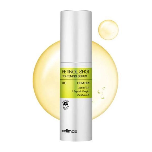 Антивікова сироватка для шкіри з ретинолом 0.1% та пептидами Celimax The Vita-A Retinol Shot Tightening Serum 30 мл cos946 фото