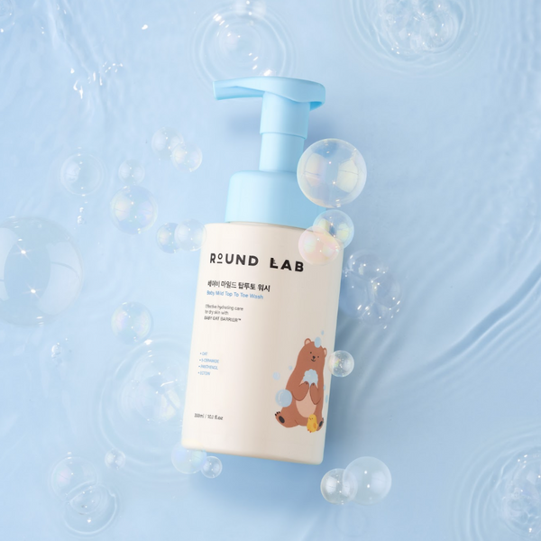 Дитяча пінка для купання ROUND LAB Baby Mild Top To Toe Wash, 300 ml cos898 фото