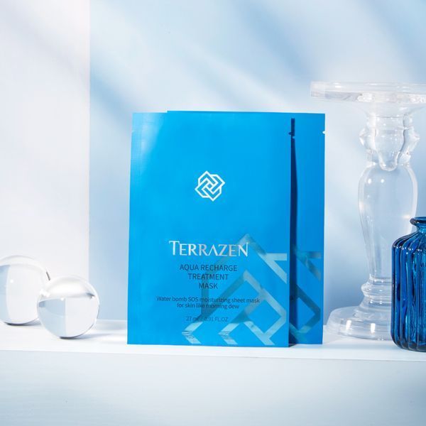 Глибоко зволожуюча тканинна маска з гіалуроновим комплексом Terrazen Aqua Recharge Treatment Mask cos1147 фото