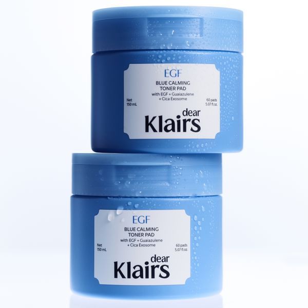 Заспокійливі тонізуючі пади DEAR, KLAIRS EGF Blue Calming Toner Pad 60 шт cos1097 фото