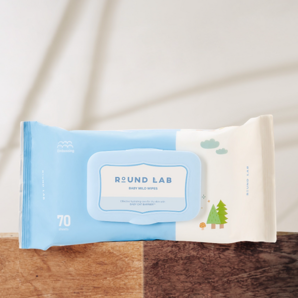 Дитячі очищувальні серветки ROUND LAB Baby Mild Wet Wipes, 20 шт cos900 фото