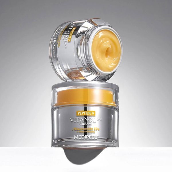 Освітлюючий крем з 12% ніацинаміду та комплексом вітанолу Medi-Peel Peptide 9 Vitanol Cream Pro cos554 фото