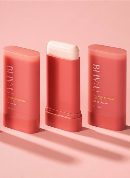 Сонцезахисний стік з колагеном BLIV:U Collagen Bouncing Sun Stick cos114 фото