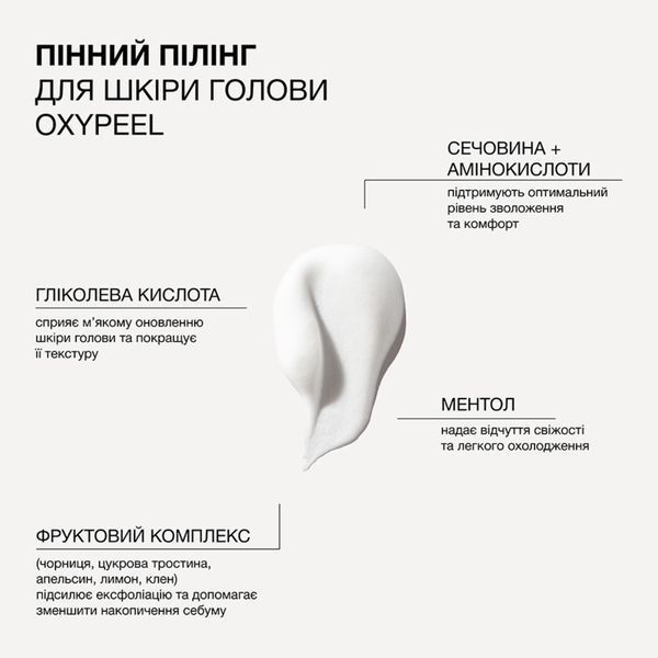 Пінний пілінг для шкіри голови Triology Oxypeel 250 мл  cos042 фото