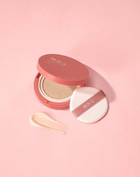 Сонцезахисний кушон з колагеном BLIV:U Collagen Bouncing Sun Cushion cos115 фото
