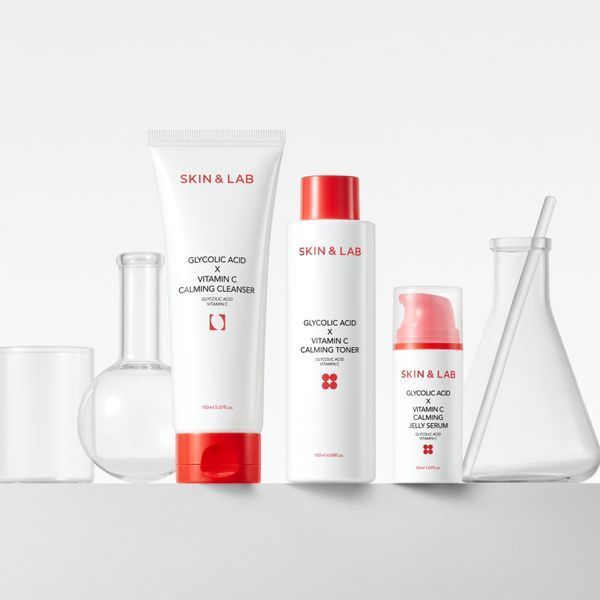 Гель для очищення шкіри з гліколевою кислотою та вітаміном C SKIN&LAB Glycolic Acid &times; Vitamin C Calming Cleanser 150 мл cos953 фото