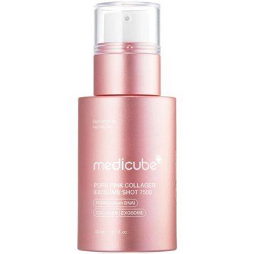 Регенеруюча сироватка з полінуклеотидами, екзосомами та спікулами MEDICUBE PDNR Pink Collagen Exosome Shot 7500 30 мл cos1026 фото