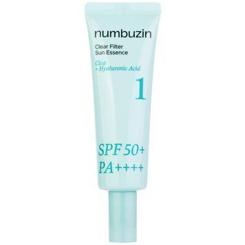 Заспокійливий сонцезахисний флюїд з центеллою Numbuzin No.1 Clear Filter Sun Essence 50 мл cos289 фото
