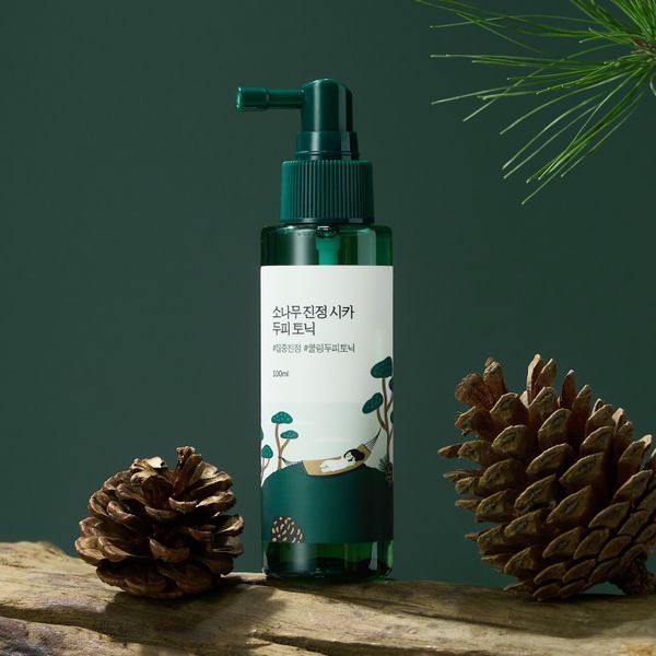 Заспокійливий тонік для шкіри голови з екстрактом голок сосни ROUND LAB Pine Calming Cica Scalp Tonic 100 мл cos1103 фото