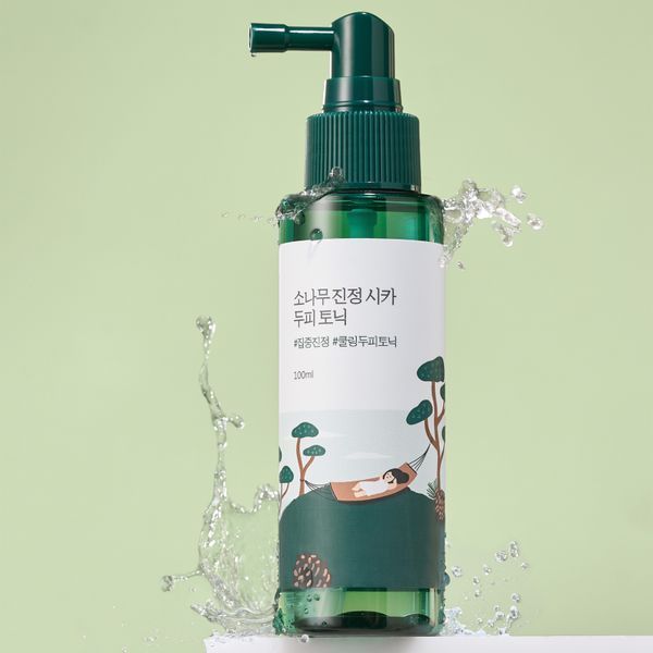 Заспокійливий тонік для шкіри голови з екстрактом голок сосни ROUND LAB Pine Calming Cica Scalp Tonic 100 мл cos1103 фото