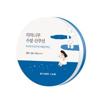 Cонцезахисний кушон з березовим соком ROUND LAB Birch Juice Moisturizing Sun Cushion cos119 фото