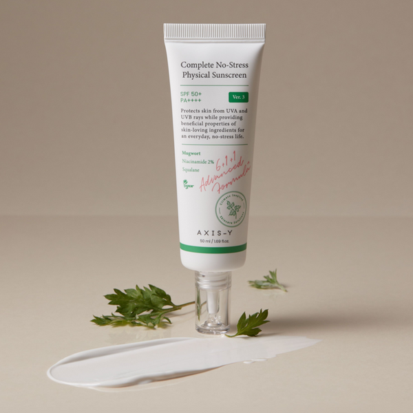 Мінеральний сонцезахисний крем AXIS-Y Complete No-Stress Physical Sunscreen SPF50+ PA++++ cos762 фото