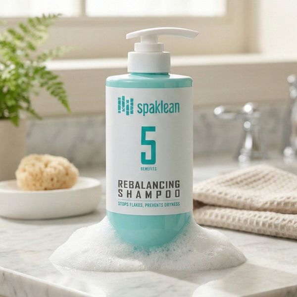 Балансуючий шампунь для глибокого очищення та проти лупи Spaklean Amazing Rebalancing Shampoo 500 мл cos1109 фото
