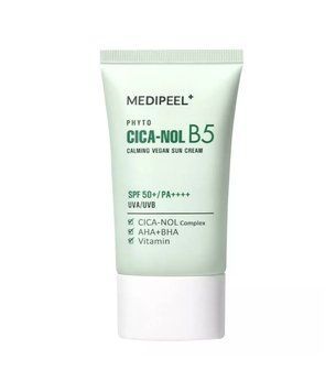 Веганський сонцезахисний крем MEDIPEEL Phyto Cica Nol B5 Calming Vegan Sun Cream cos124 фото