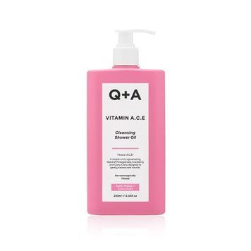 Вітамінізована олія для душу Q+A Vitamin A.C.E Cleansing Shower Oil cos269 фото