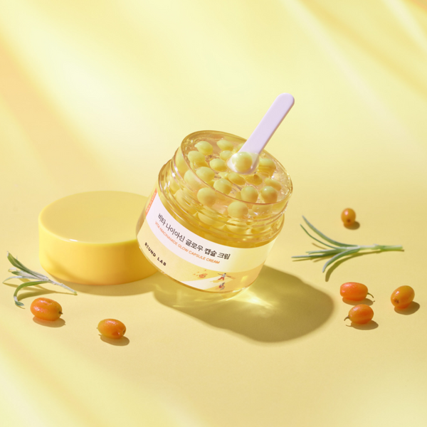 Освітлювальний капсульний крем з вітаміном С та ніацинамідом ROUND LAB Vita Niacinamide Glow Capsule Cream 50 мл cos961 фото