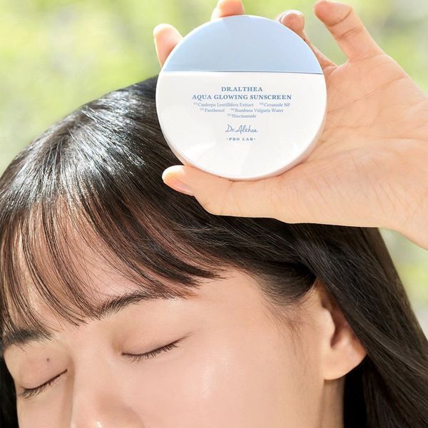 Зволожувальний сонцезахисний крем Dr.Althea Aqua Glowing Sunscreen SPF50+ 45 мл cos911 фото