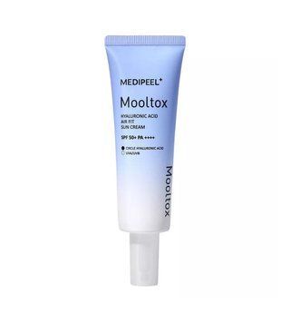 Зволожуючий сонцезахисний крем із гіалуроновою кислотою MEDIPEEL Mooltox Hyaluronic Acid Air Fit Sun Cream cos125 фото