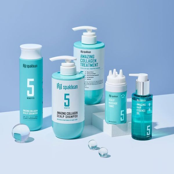 Відновлююча термозахисна есенція з колагеном Spaklean Amazing Hair Essence Oil 120 мл cos1113 фото