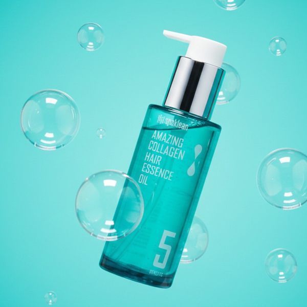 Відновлююча термозахисна есенція з колагеном Spaklean Amazing Hair Essence Oil 120 мл cos1113 фото