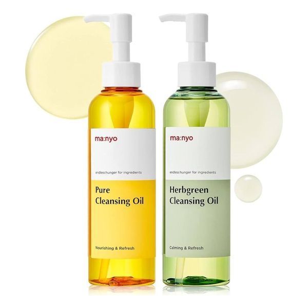 Гідрофільна олія на основі комплексу трав Manyo Herbgreen Cleansing Oil 200 cos471 фото