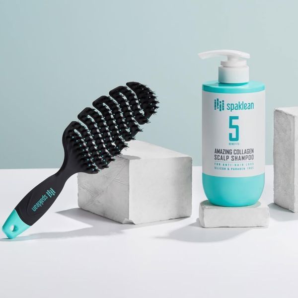 Масажний гребінець для волосся Spaklean Amazing Flex Brush cos1115 фото
