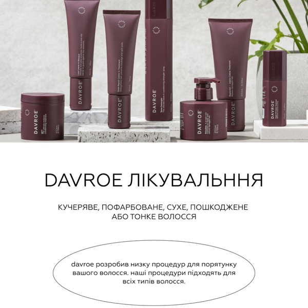 Засіб для відновлення пошкодженого волосся Davroe Treatment REBUILDER PROTEIN 200мл cos569 фото