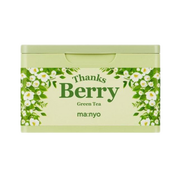 Набір тканинних масок із зеленим чаєм та центеллою Manyo Thanks Berry Green Tea Mask | 30 шт cos723 фото