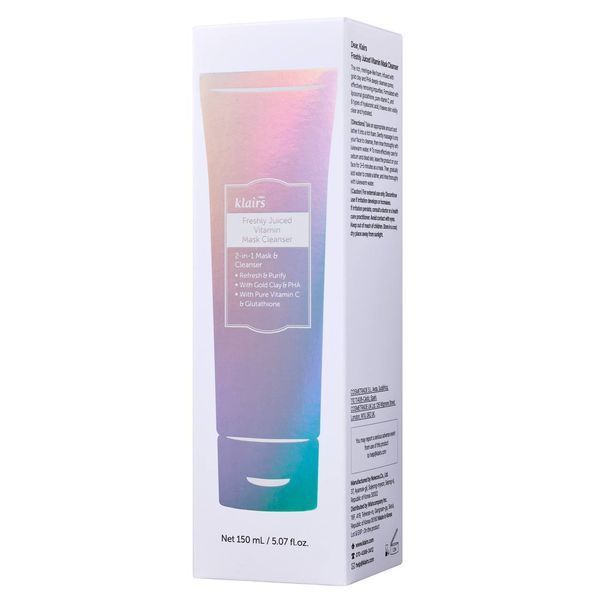 Очищуюча маска з вітаміном С DEAR, KLAIRS Freshly Juiced Vitamin Mask Cleanser 20 мл cos821 фото